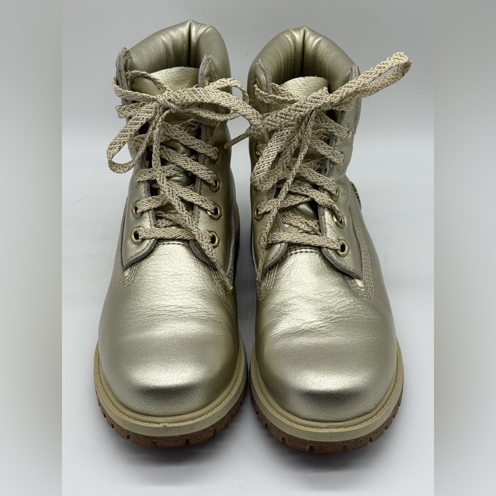 Timberland Women's Metallic Gold Boots 6